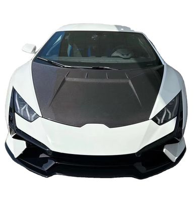 لـ Lamborghini LP580 LP610 EVO مجموعة جسم الألياف الكربونية LP580 LP610 EVO مجموعة جسم المصد الأمامي المتطورة على طراز TecNIA