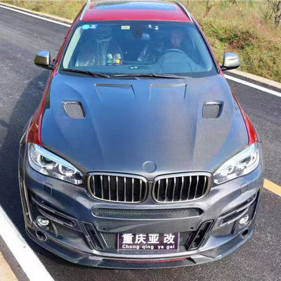 بيع لبي ام دبليو X5 X6 F15 F16 غطاء من ألياف الكربون غطاء من ألياف الكربون