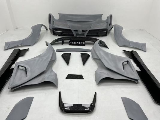 فيراري F12 جسم ألياف الكربون كيت F12 نوفيتك نمط N-largo الأمامية والخلفية قوس عجلة الصدمة F12 الفم الأمامي الوسيط