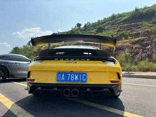 بورشه 992 جسم ألياف الكربون كيت 992 نمط GT3 الأمامية والخلفية الوقاية الجانبية تنورة سبويلر غطاء
