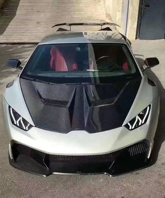 لـ Lamborghini LP580 LP610 EVO غطاء محرك غطاء الألياف الكربونية