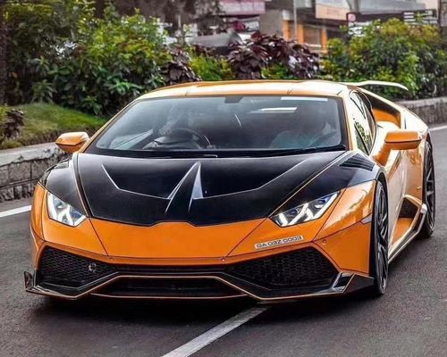 لـ Lamborghini LP580 LP610 EVO غطاء محرك غطاء الألياف الكربونية