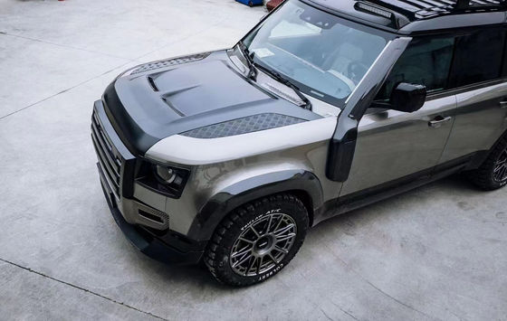 غطاء الألياف الكربونية لـ Land Rover Defender مادة الألياف الكربونية Defender تم تحديث غطاء نمط SVR