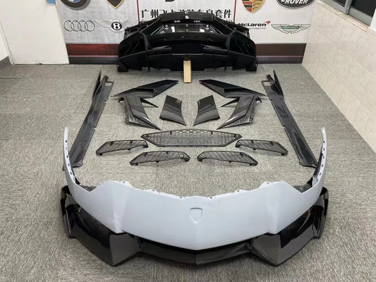 لـ لامبورغيني LP700 مجموعة جسم الألياف الكربونية LP700 تحديثات MSY Style ألياف الكربون الجافة الأمامية والخلفية