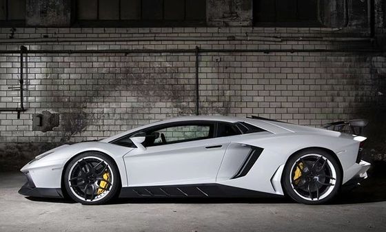 لـ (لامبورغيني) LP700 LP750 كيس جسم ألياف الكربون LP700 750 تحديث Novi Front Shovel Side Skirt