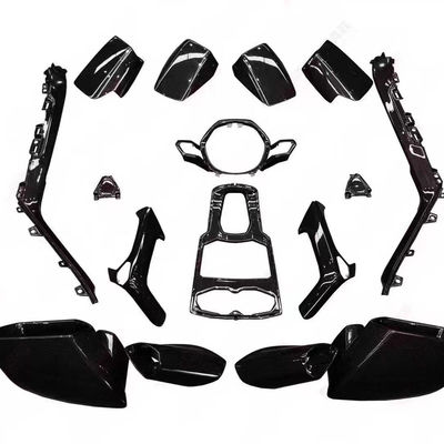 لـ Lamborghini LP580 LP610 الألياف الكربونية الداخلية LP580 LP610 OEM النمط لوحة مركز الألياف الكربونية