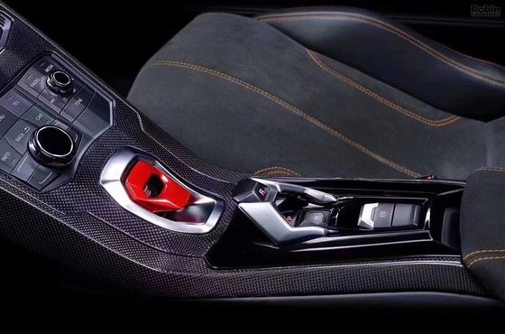 لـ Lamborghini LP580 LP610 الألياف الكربونية الداخلية LP580 LP610 OEM النمط لوحة مركز الألياف الكربونية