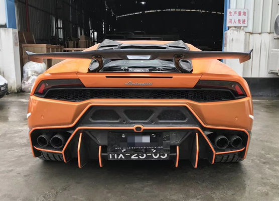 قطع غيار السيارات سبويلر ألياف الكربون للامبورغيني هوراكان LP580LP610 LP580 LP610SD Style سبويلر ذيل ألياف الكربون