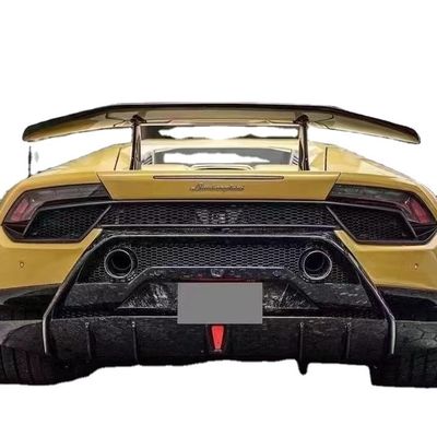 قطع غيار السيارات سبويلر ألياف الكربون لـ لامبورغيني هوراكان LP610 580 EVO ترقية أسلوب Performante سبويلر ذيل ألياف الكربون