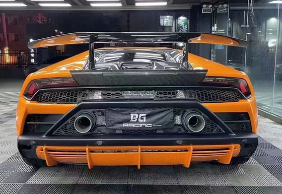 قطع غيار السيارات سبويلر ألياف الكربون لـ لامبورغيني هوراكان LP610 580 EVO ترقية أسلوب Performante سبويلر ذيل ألياف الكربون