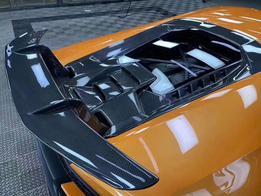 قطع غيار السيارات سبويلر ألياف الكربون لـ لامبورغيني هوراكان LP610 580 EVO ترقية أسلوب Performante سبويلر ذيل ألياف الكربون