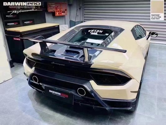 قطع غيار السيارات سبويلر ألياف الكربون لـ لامبورغيني هوراكان LP610 580 EVO ترقية أسلوب Performante سبويلر ذيل ألياف الكربون