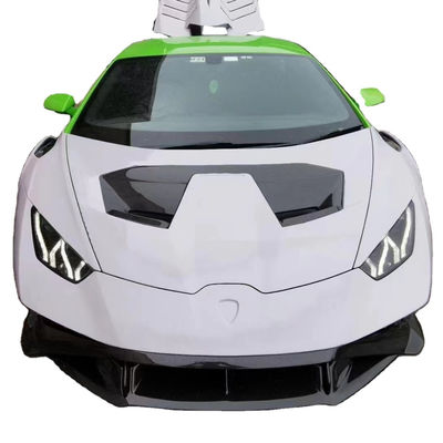 مجموعة جسم STP الألياف الكربونية لـ Lamborghini Huracan LP580 LP610 الألياف الكربونية الأمامية والخلفية