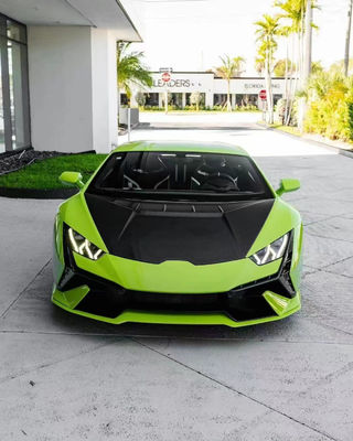 لـ Lamborghini LP580 LP610 EVO مجموعة جسم الألياف الكربونية LP580 LP610 EVO مجموعة جسم المصد الأمامي المتطورة على طراز TecNIA