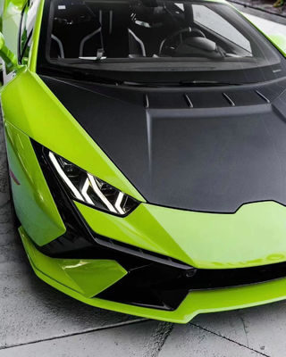لـ Lamborghini LP580 LP610 EVO مجموعة جسم الألياف الكربونية LP580 LP610 EVO مجموعة جسم المصد الأمامي المتطورة على طراز TecNIA
