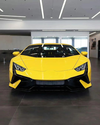 لـ Lamborghini LP580 LP610 EVO مجموعة جسم الألياف الكربونية LP580 LP610 EVO مجموعة جسم المصد الأمامي المتطورة على طراز TecNIA