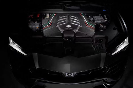 2019 Black Lamborghini Body Kit Dry Carbon Fiber Engine درع الحراسة الداخلية