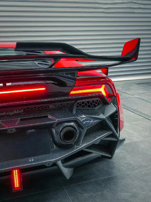 580 لامبورغيني كيس جسم ألياف الكربون DW Style Lp610 كيس جسم سبويلر كيس واسع الجسم