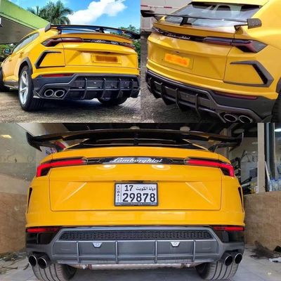 2018 - 2019 Lamborghini Body Kit SVJ أسلوب كربون فائبر سبويلر جناح PP