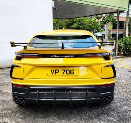 2018 - 2019 Lamborghini Body Kit SVJ أسلوب كربون فائبر سبويلر جناح PP