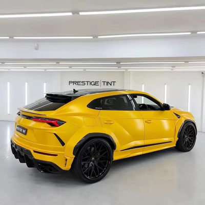 1016 Style Lamborghini Body Kit Urus ألياف الكربون أمام شفتي Diffuser Spoiler Hood أبيض
