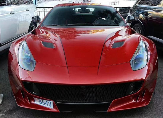 من أجل فيراري F12 غطاء غطاء الألياف الكربونية F12 تحديث TDF النمط غطاء جسم غطاء الألياف الكربونية