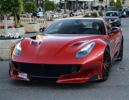 من أجل فيراري F12 غطاء غطاء الألياف الكربونية F12 تحديث TDF النمط غطاء جسم غطاء الألياف الكربونية