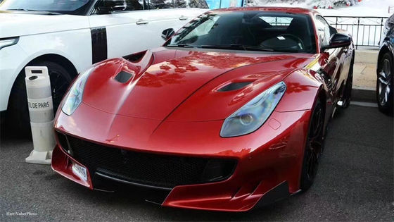 من أجل فيراري F12 غطاء غطاء الألياف الكربونية F12 تحديث TDF النمط غطاء جسم غطاء الألياف الكربونية