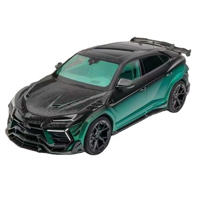 280mm Lamborghini كيس الجسم URUS MSY النمط الأمامي والخلفي المقابس المتعثر غطاء الغطاء الأخضر