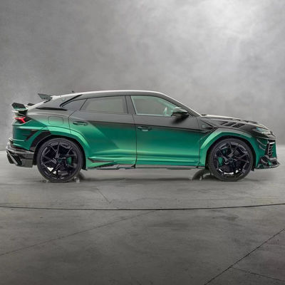 280mm Lamborghini كيس الجسم URUS MSY النمط الأمامي والخلفي المقابس المتعثر غطاء الغطاء الأخضر