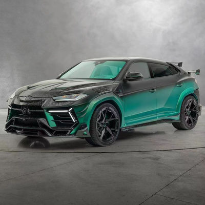 280mm Lamborghini كيس الجسم URUS MSY النمط الأمامي والخلفي المقابس المتعثر غطاء الغطاء الأخضر