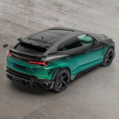 280mm Lamborghini كيس الجسم URUS MSY النمط الأمامي والخلفي المقابس المتعثر غطاء الغطاء الأخضر
