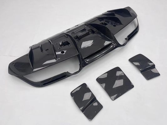 قطع غيار السيارات لـ فيراري F8 كيس جسم ألياف الكربون F8 ترقية Novi Style Diffuser Diffuser Carbon Fiber