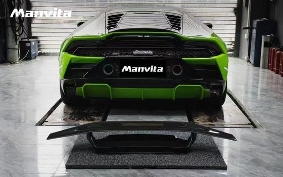 LP580 LP610 لامبورغيني هوراكان إيفو كيس جسم تيكنيكا النمط الكربون الألياف سبويلر الجناح