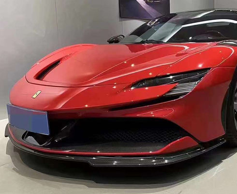 لـ فيراري SF90 مجموعة جسم الألياف الكربونية الجافة SF90 RH النمط الألياف الكربونية الأمامية
