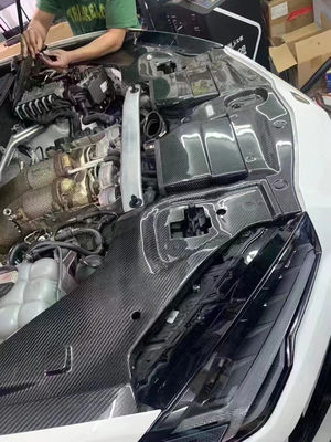 استبدال Lamborghini جسم مجموعة URUS جافة كربون الألياف محرك غطاء درع