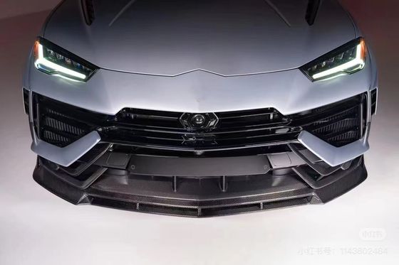 URUS مجموعة الكربون للجسم Vors Style كربون الألياف الأمامية ليب Diffuser Spoiler Widebody Kit