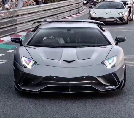 LP700 LP720 Lamborghini كيس الجسم مدخول الهواء ألياف الكربون عريض الجسم كيت غطاء محرك غطاء