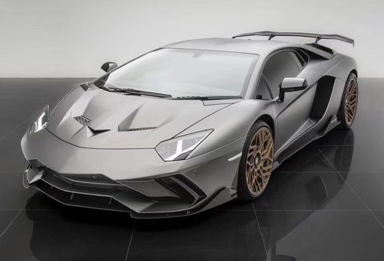 LP700 LP720 Lamborghini كيس الجسم مدخول الهواء ألياف الكربون عريض الجسم كيت غطاء محرك غطاء