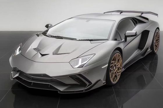 LP700 LP720 Lamborghini كيس الجسم مدخول الهواء ألياف الكربون عريض الجسم كيت غطاء محرك غطاء