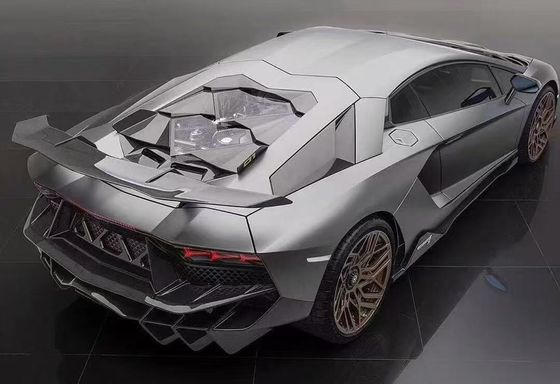 LP700 LP720 Lamborghini كيس الجسم مدخول الهواء ألياف الكربون عريض الجسم كيت غطاء محرك غطاء