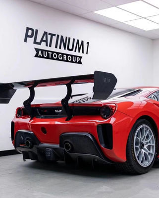 فيراري 488 كيس الجسم 488 EVO النمط الأمامي المصد الذقن الفمية