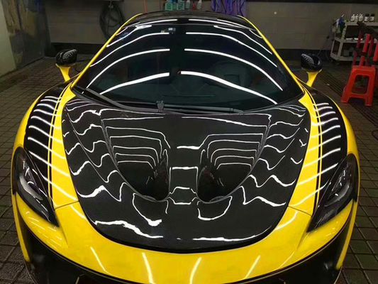 الألياف الكربونية عالية الجودة لمكلارين 570S 540C 650S 600LT تحديث P1 النمط الجاف الألياف الكربونية غطاء غطاء