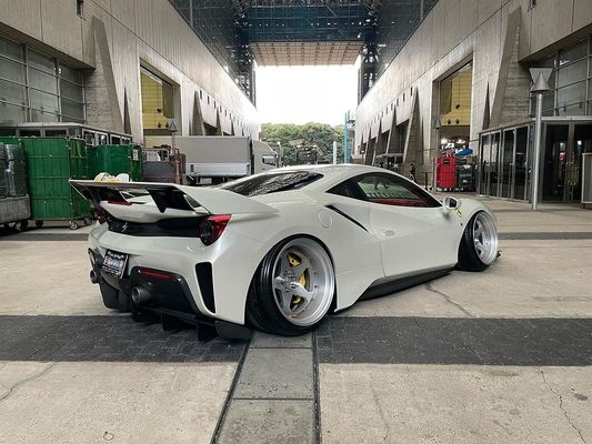 كربون فائبر واسع الجسم فيراري 488pista سبويلر كربون فائبر سبويلر جناح