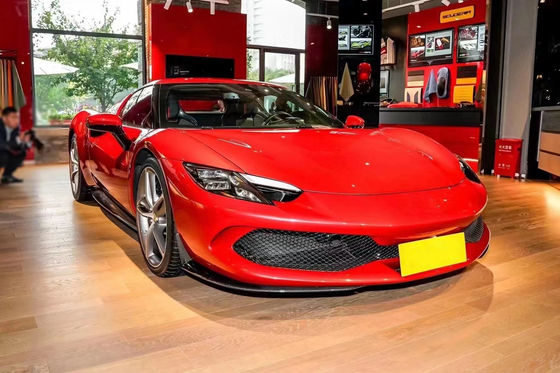 296 فيراري عريضة الجسم مجموعة OEM الألياف الكربونية لوحة حماية المحرك