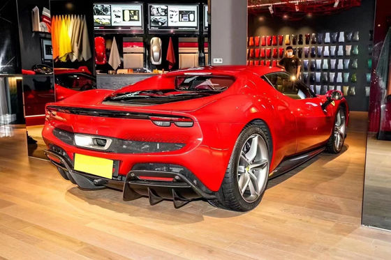 296 فيراري عريضة الجسم مجموعة OEM الألياف الكربونية لوحة حماية المحرك