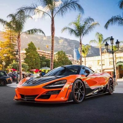 ألياف الكربون الجافة لمكلارين 720s مجموعة جسم الألياف الكربونية 720s تم تحديث نمط MSY الأمامية والخلفية