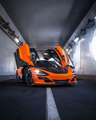 ألياف الكربون الجافة لمكلارين 720s مجموعة جسم الألياف الكربونية 720s تم تحديث نمط MSY الأمامية والخلفية