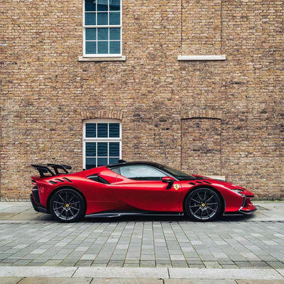SF90FXX فيراري SF90 مجموعة الجسم الأمامية والخلفية سيارة المصد الجانبي السترة غطاء الخلفية