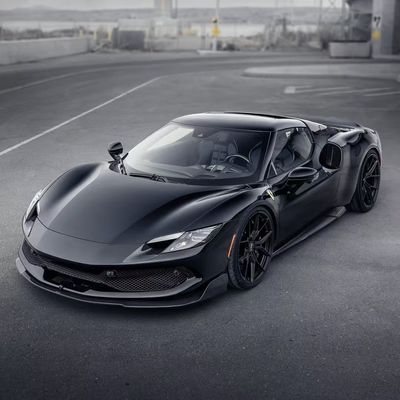 OEM فيراري 296 جي تي بي كيس الجسم الكربون الألياف الجسم FY النمط الجانب تنورة كيس الجسم